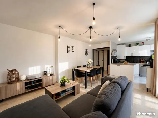 Appartement 3 pièces 63 m²