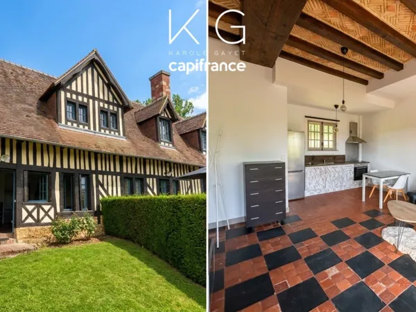 EXCLUSIVITE, proche de Deauville, très bel appartement 2 pièces de 45m2 à 10 mn de la plage, coup de