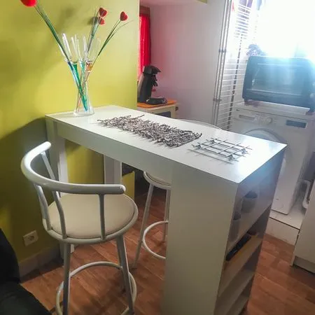 Maison 2 pièces plus patio extérieur