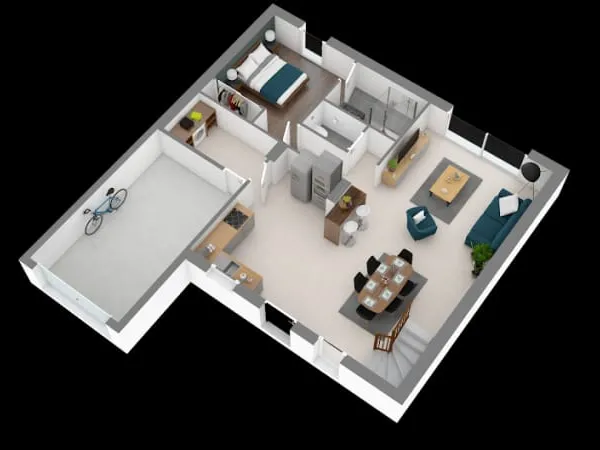 Maison neuve 5 pièces 100 m²