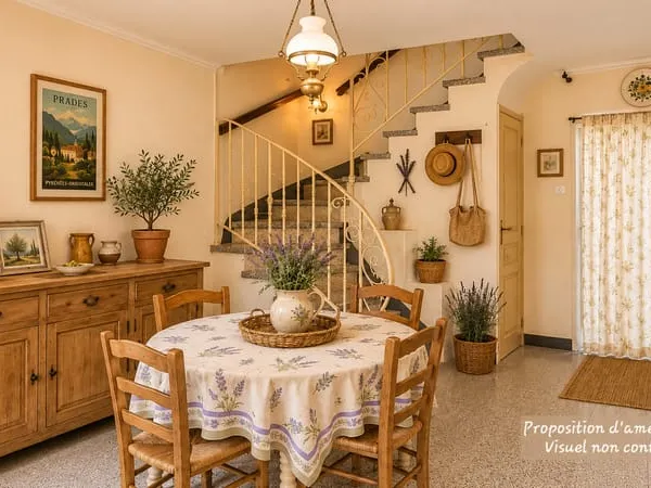 Coup de coeur pour cette maison de village au centre de Prades !