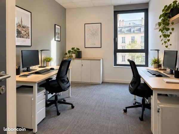 Bureau privatif 10 m² - 2 postes - Bobigny métro - 350€ HT/mois