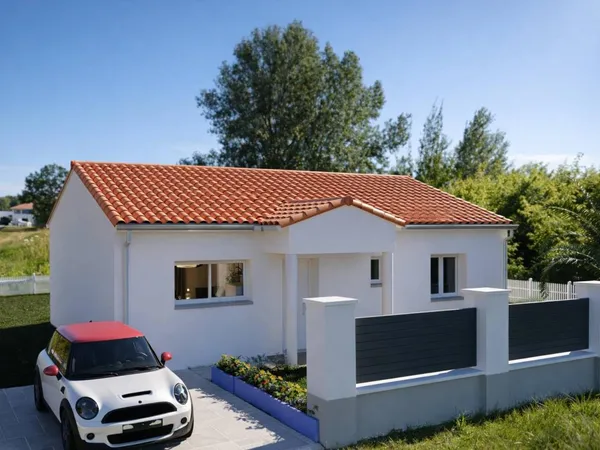 Terrain + maison 70 m²
