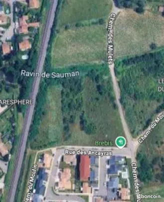 Terrain 450 m² Cornas