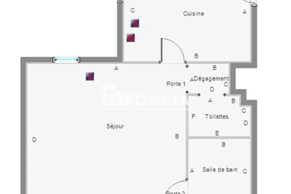 Appartement 1 pièce 27 m²