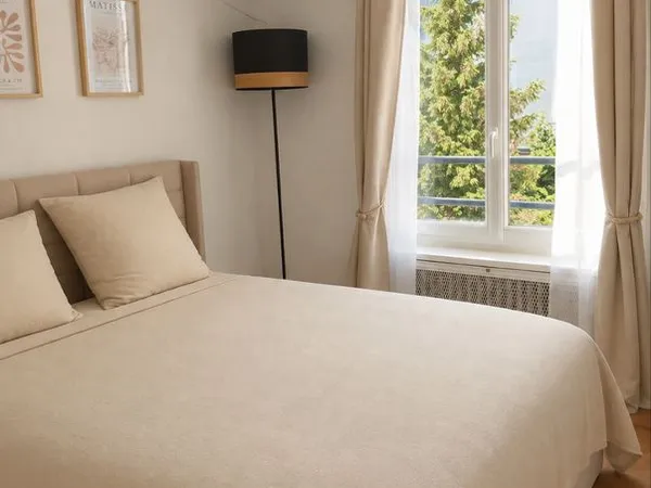 2 pièces indépendant lumineux sur cour verdoyante