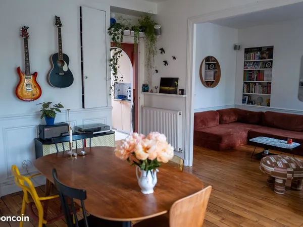 À vendre - Appartement 4 pièces - 70,5 m² - Paris Gare de Lyon - Lumineux, charme de l'ancien, rénov