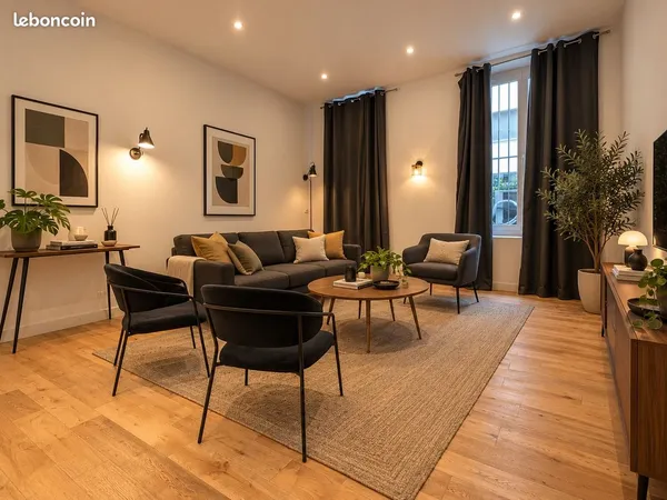 Appartement 80 m² rénové - Marseille 6e - 2 espaces nuit - Climatisation