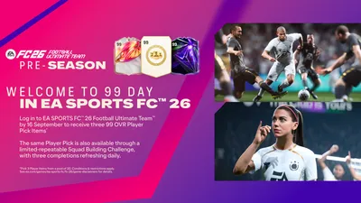 EA Sports FC 26 : choix j. 3/20 GÉN 99 — jusqu'à 3 DCÉ par jour avant le 16 septembre