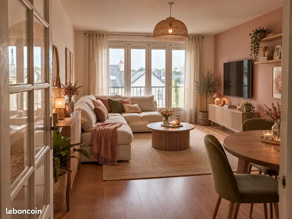 Appartement 76m2 parking balcon - centre ville