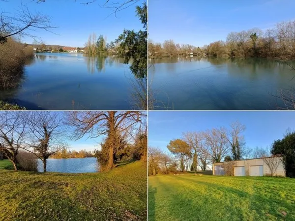 Propriété de 25 000 m2 avec étang, parc boisé et 2 maisons