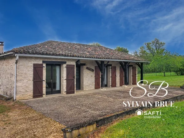Maison en pierre blanche - Charme, nature et fort potentiel