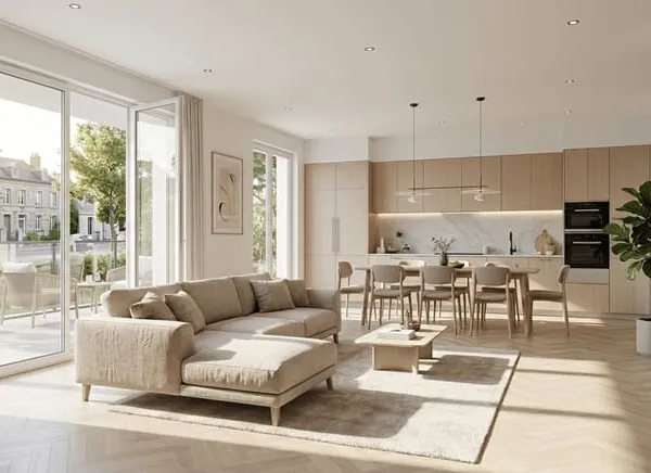 Appartement 3 pièces 58 m²