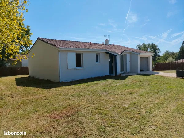 Maison indviduelle 3 ch jardin garage