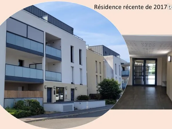 Centre bourg Vertou T3, résidence de 2017