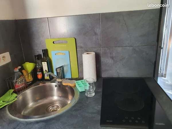 Particulier loue t1 meublé aux barjaquets