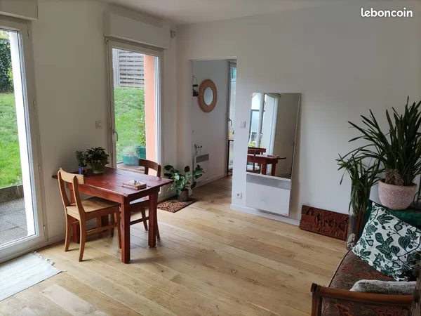 T1bis Appartement 580e rue d'Armor, jardin