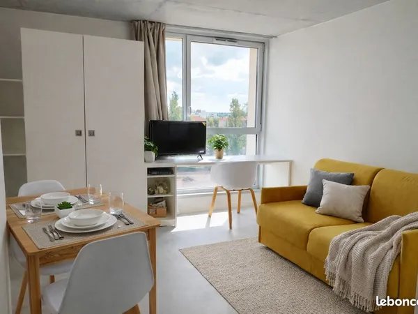 Studio 19m² meublés et équipés en résidence étudiante Quartier BELCIER BORDEAUX