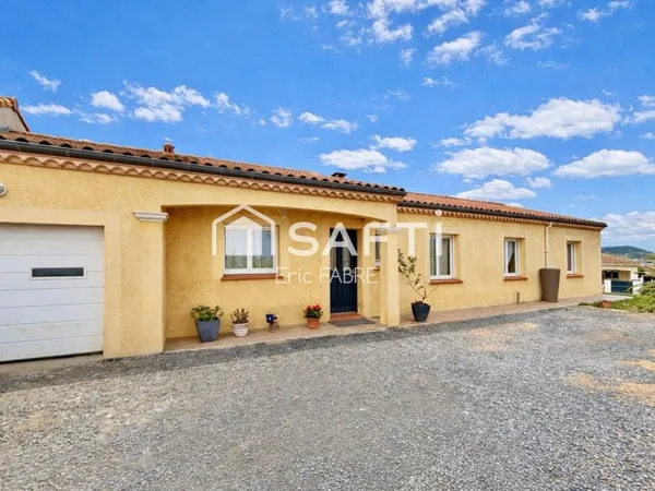 Maison plaind-pied 4 chambres jardin terrasse