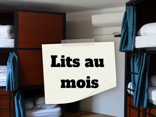 Chambre Lit au mois - Lyon