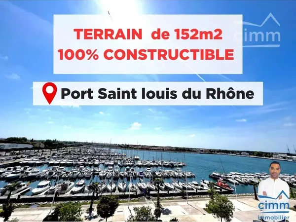 TERRAIN CONSTRUCTIBLE 152 M² — PORT-SAINT-LOUIS-DU-RHÔNE