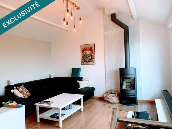Maison familiale avec grand jardin sécurisé