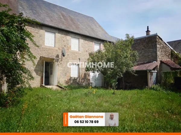 Maison de village 95 m² - 4 chambres - Terrain - Garage - MAGNAT L'ETRANGE (23)