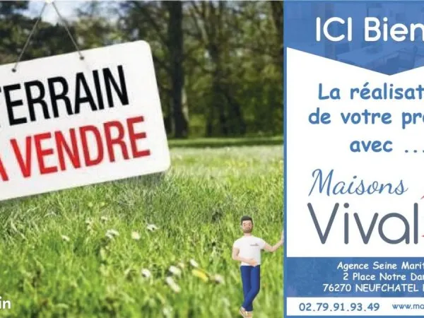 Terrain 700 m² Sauchay