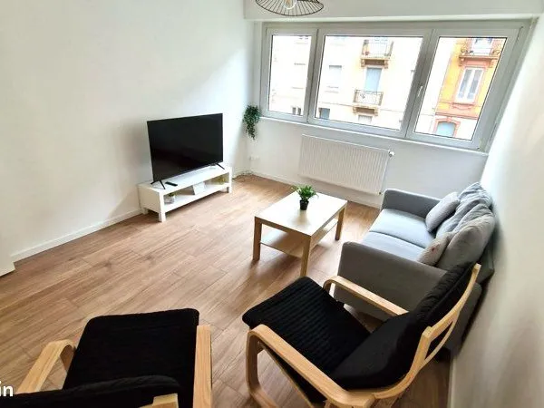 Mulhouse gare appartement colocation 4 chambres 125 m2 rapport 7,4%