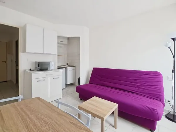 Studio 1 pièce 19 m²