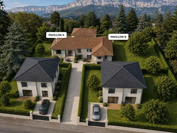 Maison 142 m² - 4 chambres - terrain 484 m²