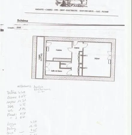 Appartement 1 pièce 33 m²