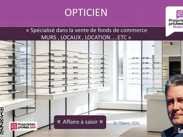Fonds de commerce opticien 56 m²