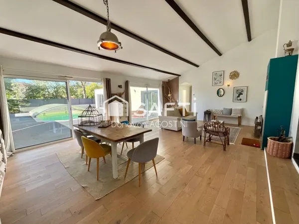 Maison de plain-pied 145 m², 4 chambres, 2 salles d'eau