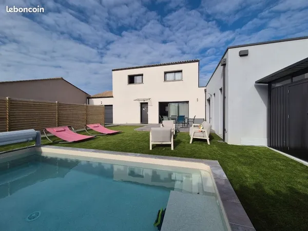 Maison 4 chambres + piscine