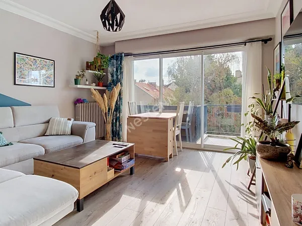 EXCLUSIVITÉ NANTES - AMERICAINS / Appartement 3 pièces 53m2 exposép OUEST avec BALCON, cave et PARKI