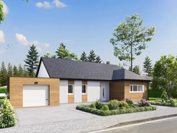 Terrain + maison 104 m²