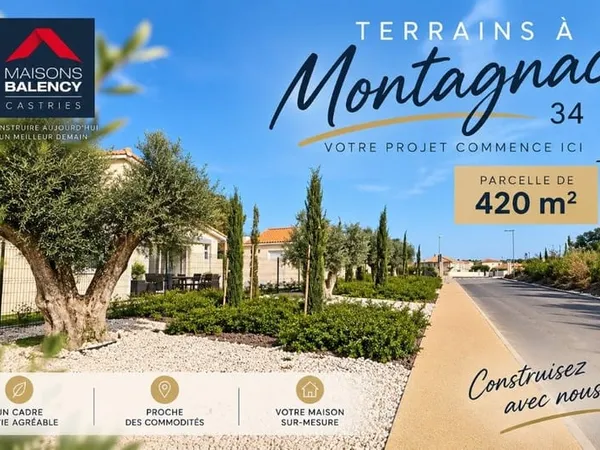 Terrain 420 m²