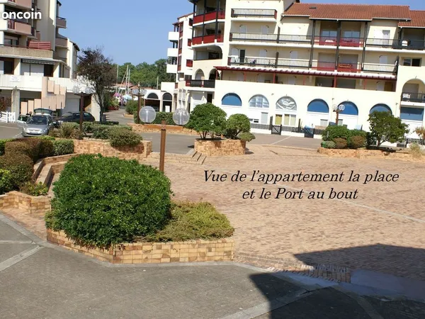 Appt meuble 20m² port capbreton terrasse + parking