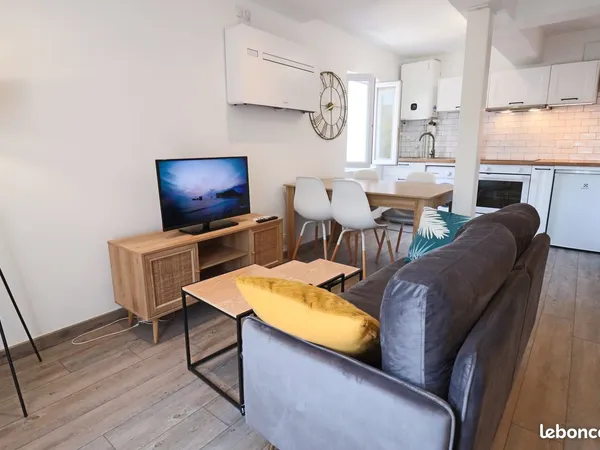 Charmant T2 rénové & meublé design — 35 m² lumineux (Sud/Ouest)