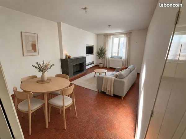 Duplex T4 90 m², 3 chambres, 2 min du centre-ville