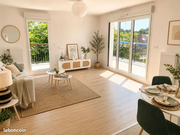 Appartement neuf 4 pièces 80 m² + jardin 254 m² - Orléans Saint-Marc