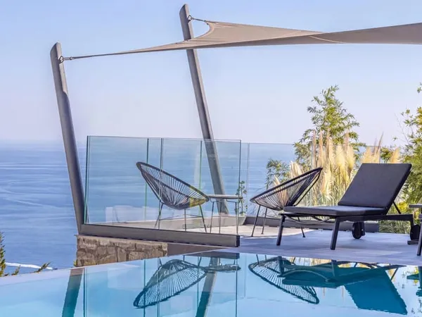 Èze - Villa contemporaine rénovée avec vue mer