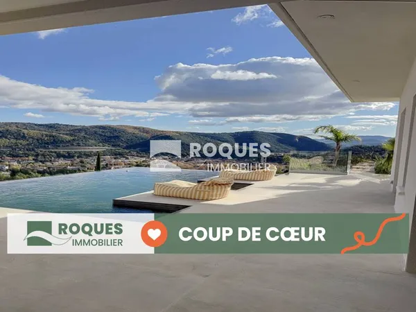 Superbe villa de 165 m2 habitables sur 3000 m2 de terrain av