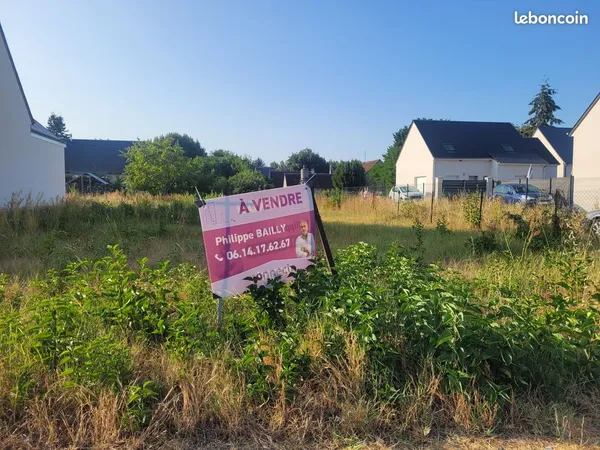 Terrain 617 m² Berthenay