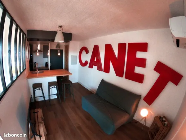 Grand studio avec chambre
