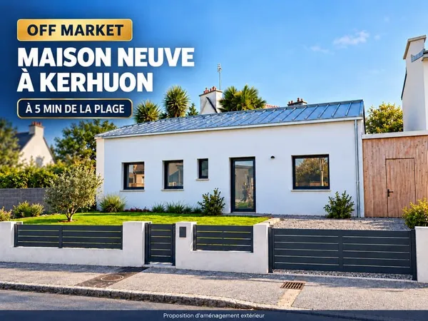 NOUVEAUTE LE RELECQ-KERHUON MAISON NEUVE DE PLAIN-PIED À