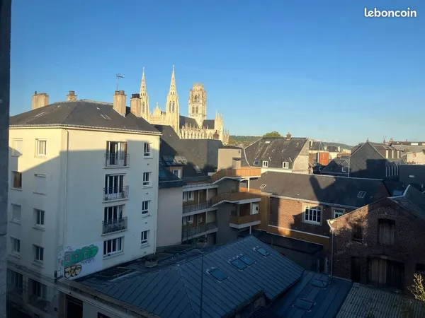 APT lumineux ROUEN Quartier des Carmes 3 chambres balcon parking