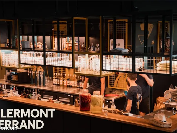🍺 Bar à fort potentiel - Clermont-Ferrand - tireuses en autonomie de service et animations