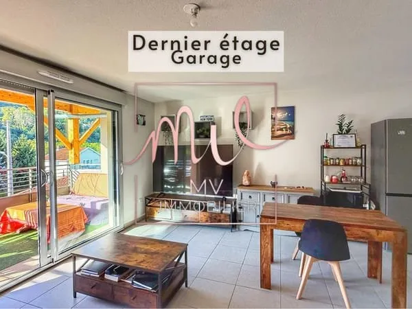 TULLINS, T2 45,30 m2 + garage